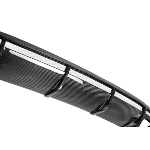 Seibon Carbon, RL14LXIS-RF, RF-style carbon fiber rear lip for 2014-2016 Lexus IS 200T/250/350