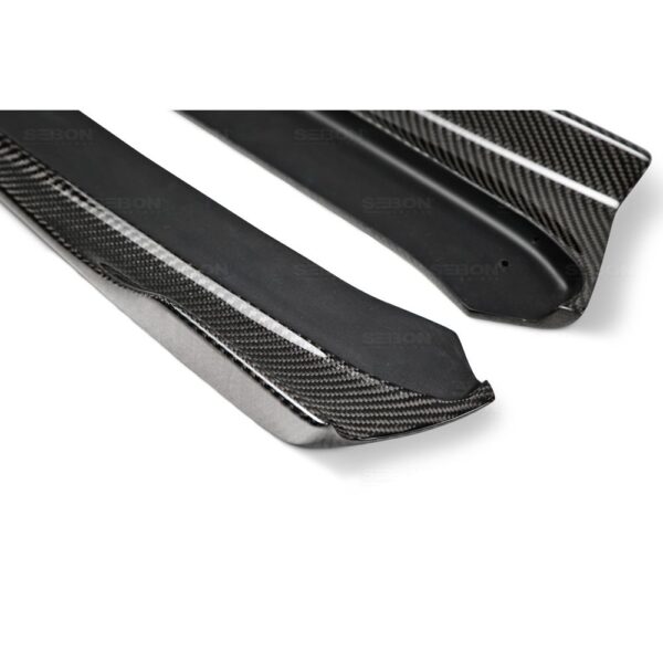 Seibon Carbon, RL15SBIMP-MB, MB-style carbon fiber rear lip for 2015-2018 Subaru WRX/STi