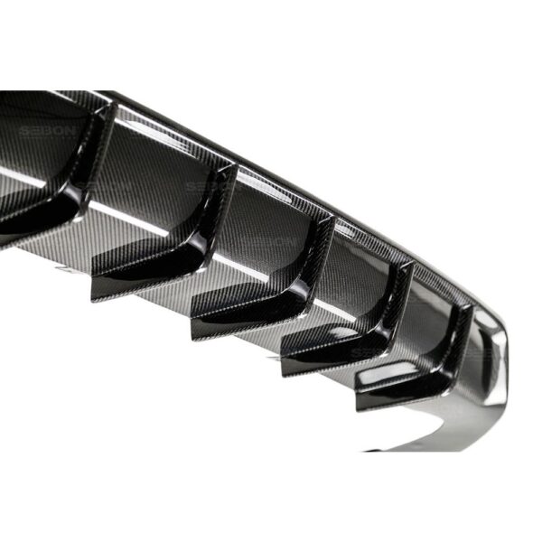 Seibon Carbon, RL16HDCV4-TR, TR-style carbon fiber rear lip for 2016-2020 Honda Civic 4 Dr