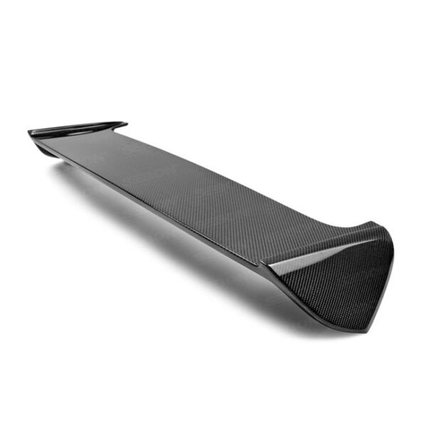 Seibon Carbon, RS0809SBIMP-STI-S, STI-style carbon fiber rear spoiler for 2008-2014 Subaru WRX/STi HB (shaved with no 3rd brake light)