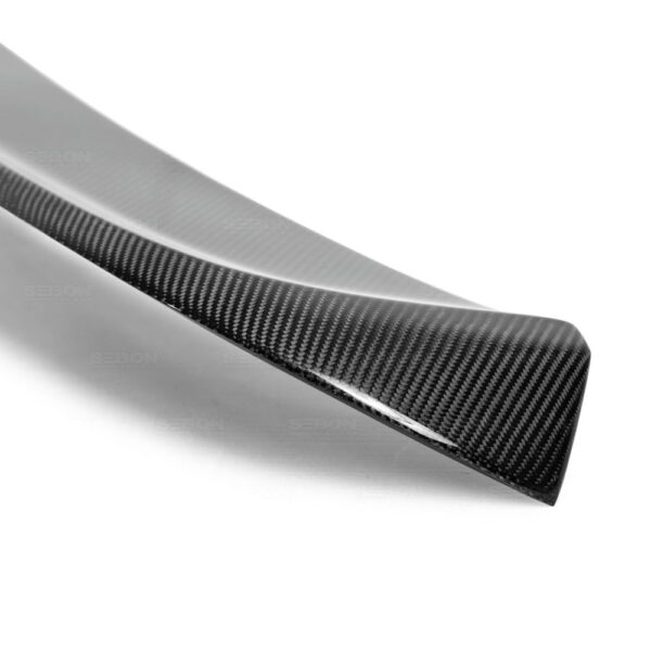 Seibon Carbon, RS12VWG7-TT, TT-style carbon fiber rear spoiler for 2015-2020 VW Golf MK7 *non GTI models*
