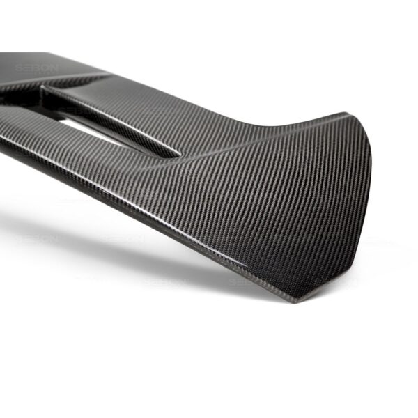 Seibon Carbon, RS14FDFI-ST, ST-style carbon fiber rear spoiler for 2011-2015 Ford Fiesta Hatchback
