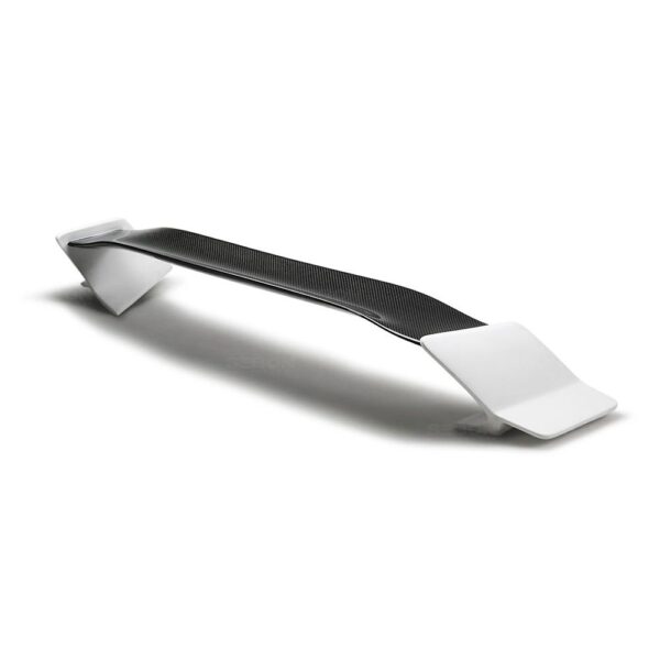 Seibon Carbon, RS16HDCV2-TT-GF, TT-style fiberglass rear spoiler with carbon fiber center for 2016-2020 Honda Civic 2 Dr