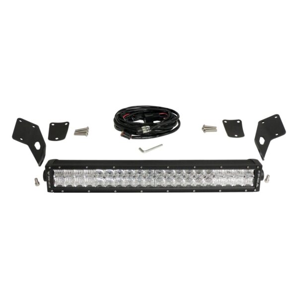 RT Off-Road - Steel Black LED Light Bar & Hood Bracket Kit