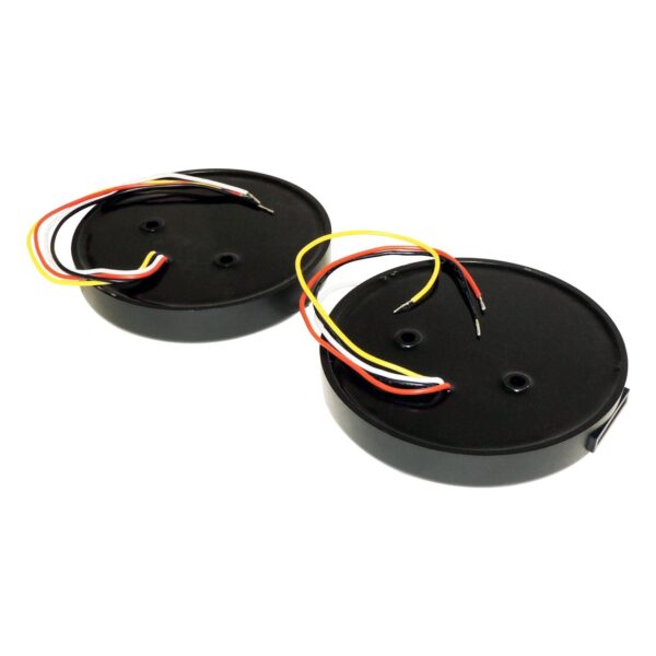 RT Off-Road - Plastic Black 5 in. Round LED Tail Light Kit