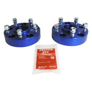 RT Off-Road 1.5in Wide Blue Wheel Spacer Set for 2018+ Jeep JL Wrangler & JT Gladiator