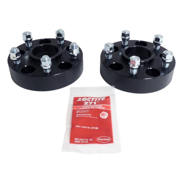 RT Off-Road 1.5in Wide Black Wheel Spacer Set for 2018+ Jeep JL Wrangler & JT Gladiator
