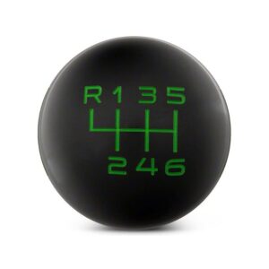 RTR Black Shift Knob - Green Engraving (15-23 GT, EcoBoost, V6)