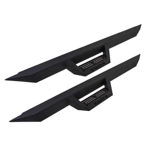 Magnum RT - RTS47JP - Drop Steps Black Textured Alloy Steel - 18-25 Jeep Wrangler JL 2 Door