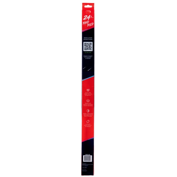 24" 610mm Red Silicone Shadeblade Wiper Blade