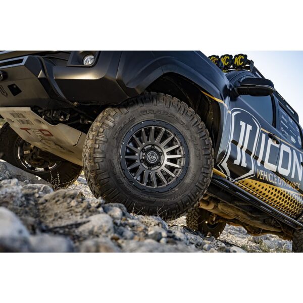 ICON Alloys Recon Pro, Charcoal, 17 x 8.5 / 8 x 6.5, 13mm Offset, 5.25" BS