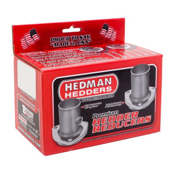 HEDMAN HEDDERS 3-1/2 IN. 3-BOLT FLANGE HEADER REDUCERS; 2-1/2 IN. EXHAUST SYSTEM; MILD STEEL