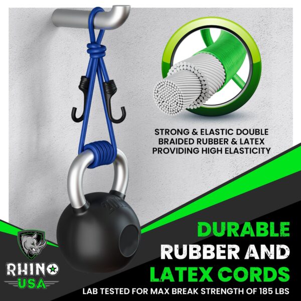 RHINO USA 28PC BUNGEE CORD ASSORTMENT