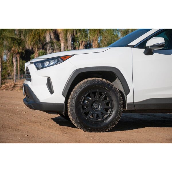 ICON ALLOYS RICOCHET SAT BLACK - 17 X 8 / 5 X 4.5 / 38 MM / 6" BS