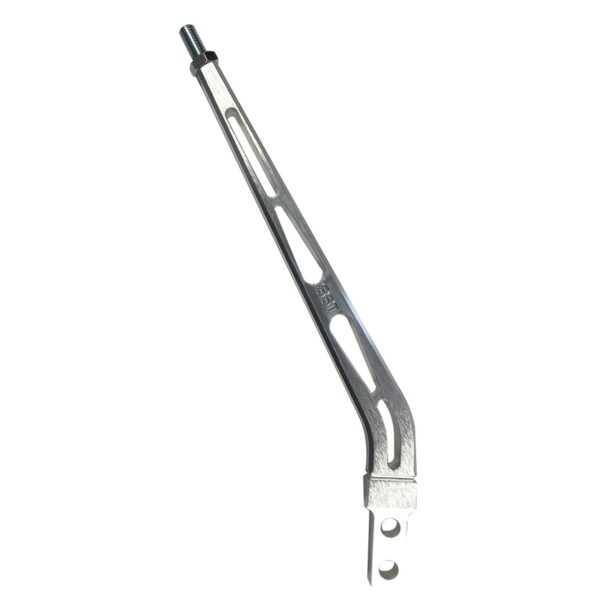 10" Layback Shifter Stick Billet Aluminum Brushed Aluminum Finish