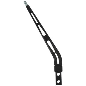 10" Layback Shifter Stick Billet Aluminum Black Anodized Finish