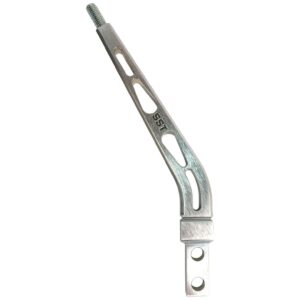 8" Layback Shifter Stick Billet Aluminum Brushed Aluminum Finish