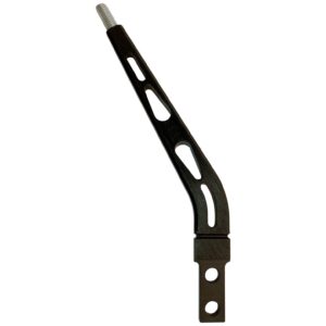 8" Layback Shifter Stick Billet Aluminum Black Anodized Finish