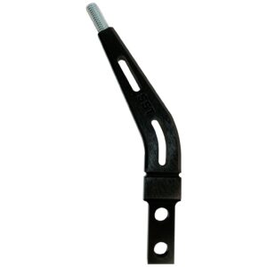 6" Layback Shifter Stick Billet Aluminum Black Anodized Finish