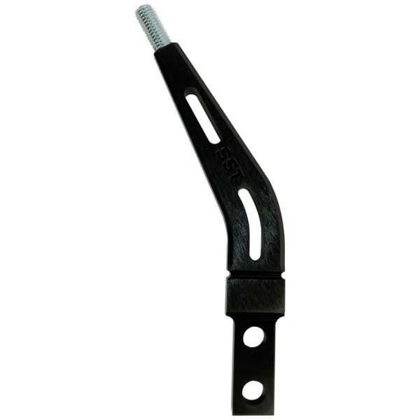 6" Layback Shifter Stick Billet Aluminum Black Anodized Finish