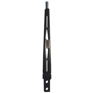 10" Straight Shifter Stick Billet Aluminum Black Anodized Finish