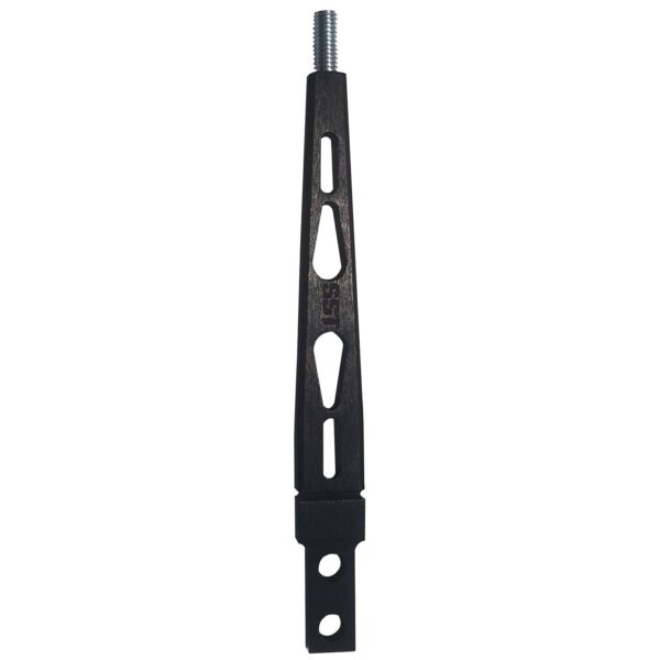 8" Straight Shifter Stick Billet Aluminum Black Anodized Finish