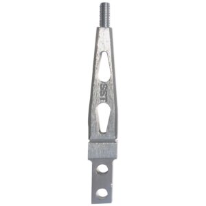 6" Straight Shifter Stick Billet Aluminum Brushed Aluminum Finish