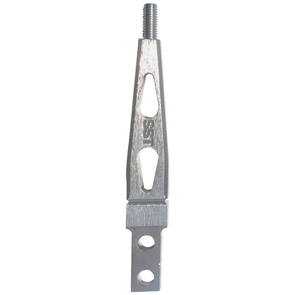 6" Straight Shifter Stick Billet Aluminum Brushed Aluminum Finish