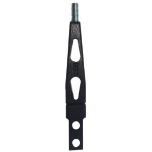 6" Straight Shifter Stick Billet Aluminum Black Anodized  Finish