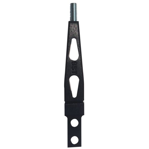 6" Straight Shifter Stick Billet Aluminum Black Anodized  Finish