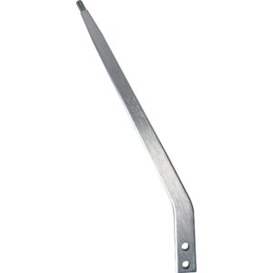 16" Layback Shifter Stick Billet Aluminum Brushed Aluminum Finish