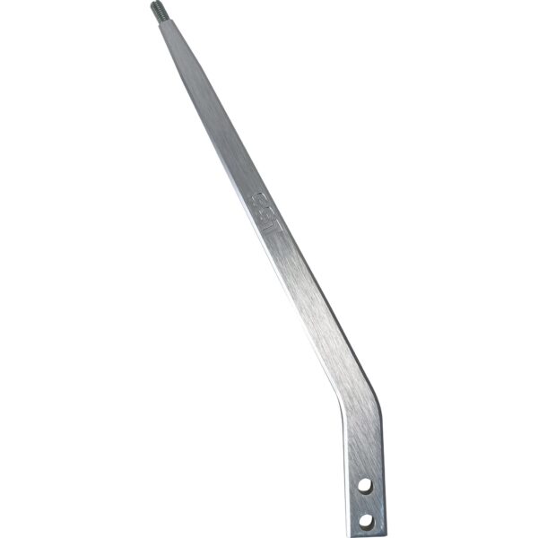 16" Layback Shifter Stick Billet Aluminum Brushed Aluminum Finish