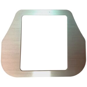 C2 Magnum Console Cover Plate 18ga Aluminum Brushed