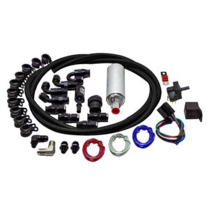 Supplemental Fuel System (Black Nylon Braided Stainless Line)