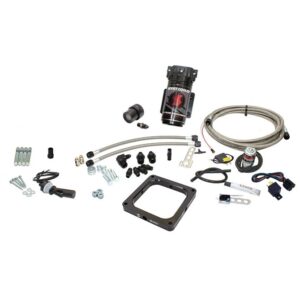 WATER METHANOL, GAS CARBURETED 4500 FLANGE, STAGE 1, WOT ACTIVATED, STAINLESS STEEL BRAIDED LINES, No Tank