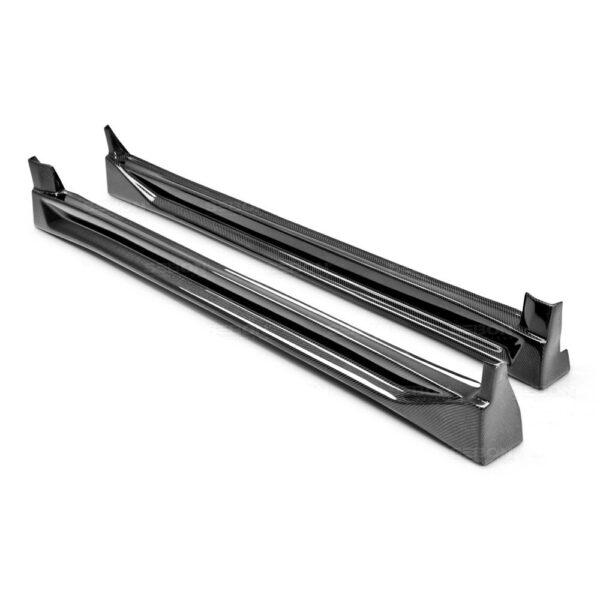 Seibon Carbon, SS0405SBIMP-CW, CW-style carbon fiber side skirts for 2004-2005 Subaru Impreza / WRX