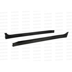 Seibon Carbon, SS0809MITEVOX-VR, VR-style carbon fiber side skirts for 2008-2015 Mitsubishi Lancer EVO X