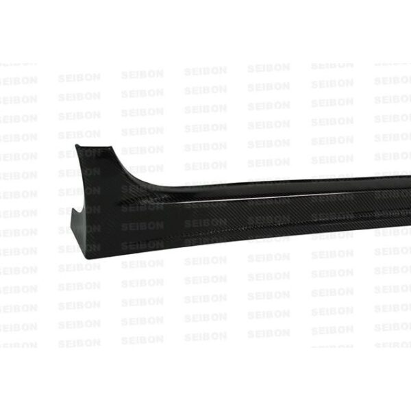 Seibon Carbon, SS0809MITEVOX-VR, VR-style carbon fiber side skirts for 2008-2015 Mitsubishi Lancer EVO X