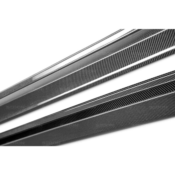 Seibon Carbon, SS0809SBIMPSTI-OE, OEM-style carbon fiber side skirts for 2008-2014 Subaru STi / 2011-2014 WRX