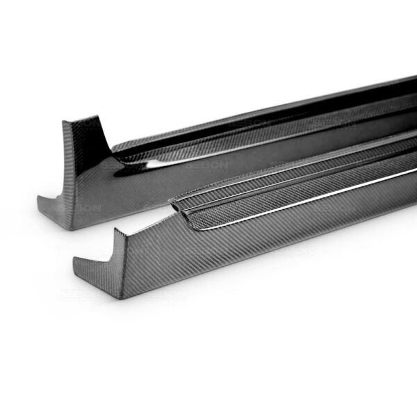 Seibon Carbon, SS0809SBIMPSTI-OE, OEM-style carbon fiber side skirts for 2008-2014 Subaru STi / 2011-2014 WRX