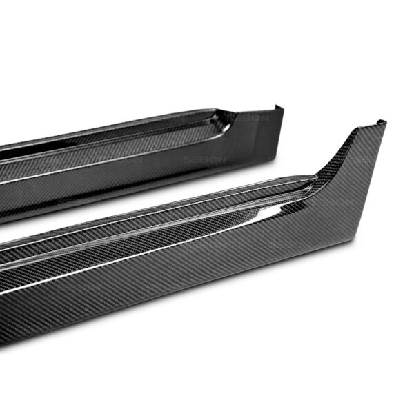 Seibon Carbon, SS0809SBIMPSTI-OE, OEM-style carbon fiber side skirts for 2008-2014 Subaru STi / 2011-2014 WRX
