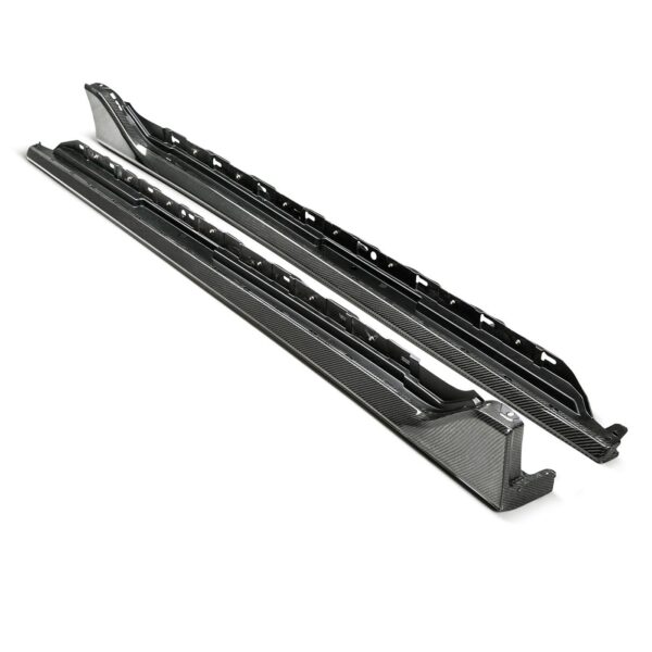 Seibon Carbon, SS17HDCVR-OE, OE-style carbon fiber side skirts for 2017-2020 Honda Civic Type R