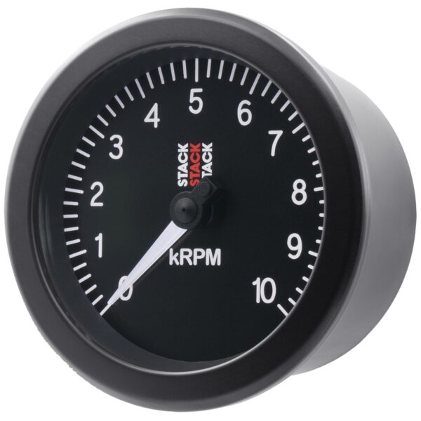 TACHOMETER, SPORT, 88MM, BLACK, 0-10K RPM