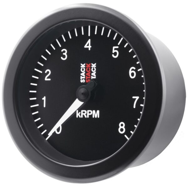 TACHOMETER, SPORT, 88MM, BLACK, 0-8K RPM