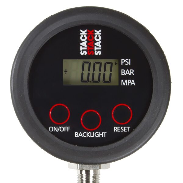 GAUGE, TIRE PRESS., 50 PSI / 3.45 BAR, PRECISION DIGITAL, BACKLIT W/MEM, INCL. CASE