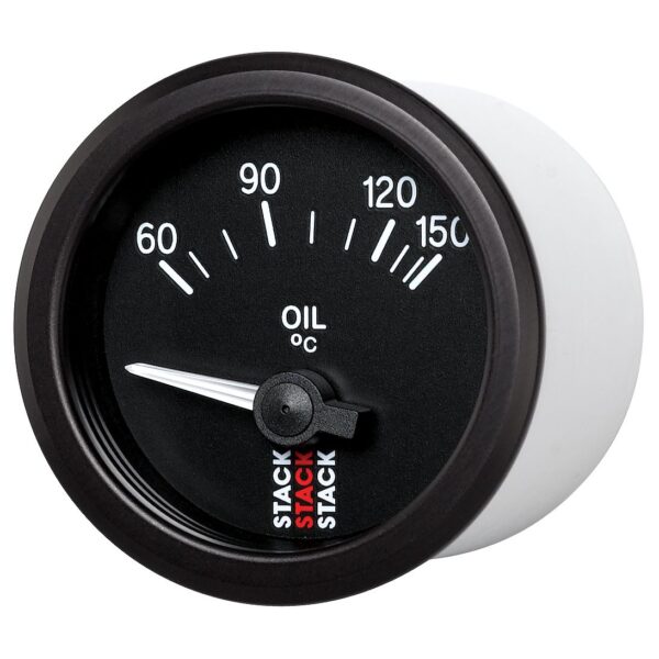 OIL TEMP, ELECTRIC, 52MM, BLK, 60-150 Celsius, M10 MALE