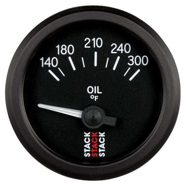 OIL TEMP, ELECTRIC, 52MM, BLK, 140-300 Farinihieht, 1/8 in. NPTF