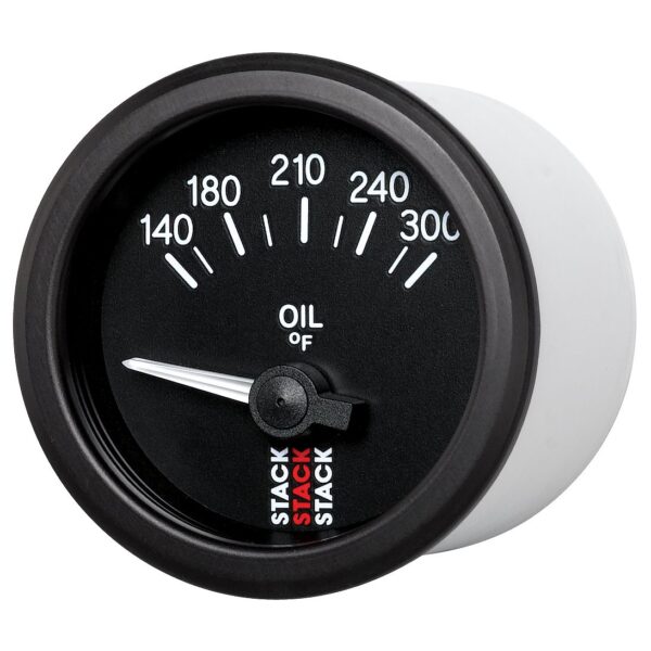 OIL TEMP, ELECTRIC, 52MM, BLK, 140-300 Farinihieht, 1/8 in. NPTF