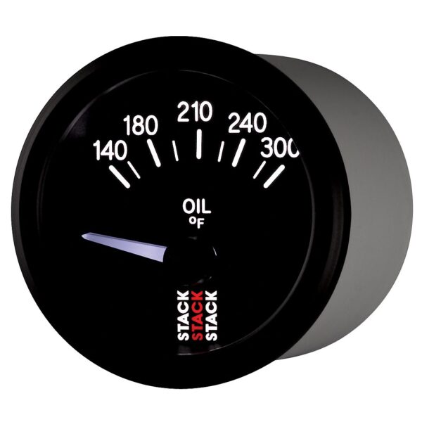 OIL TEMP, ELECTRIC, 52MM, BLK, 140-300 Farinihieht, 1/8 in. NPTF