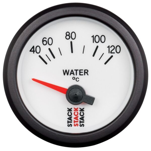 WATER TEMP, ELECTRIC, 52MM, WHT, 40-120 Celsius, M10 MALE